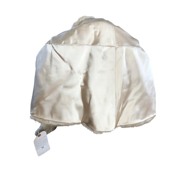 Vintage Mink Stole Cape Autumn Haze Beige Blonde Wrap Old Hollywood Shawl Evenin - Picture 10 of 15